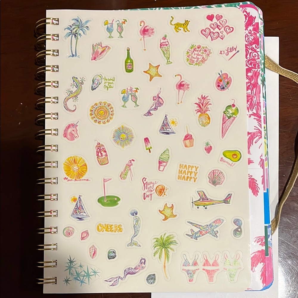 Lilly Pulitzer stickers - add to a bundle!